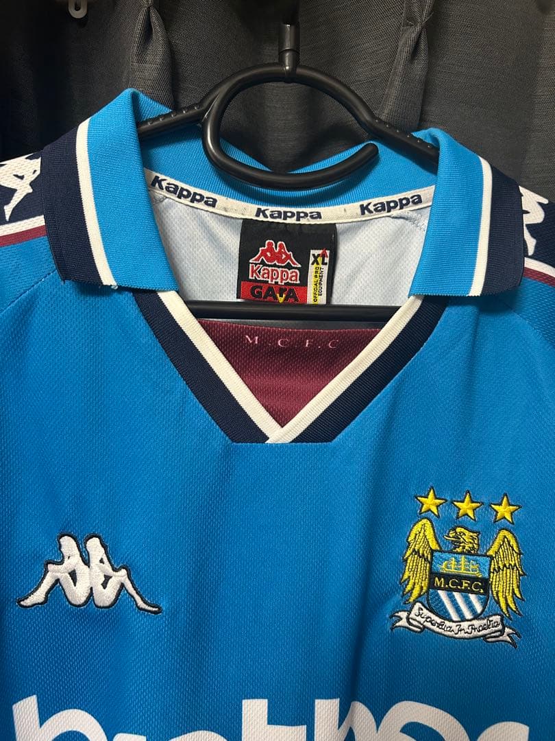 97/99 kappa マンチェスターシティ ホーム ユニフォーム