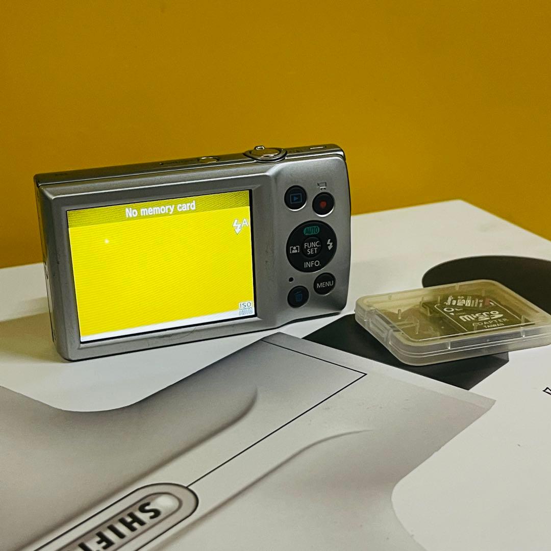 デジカメ　Canon PowerShot ELPH180 動作品SDカード付き