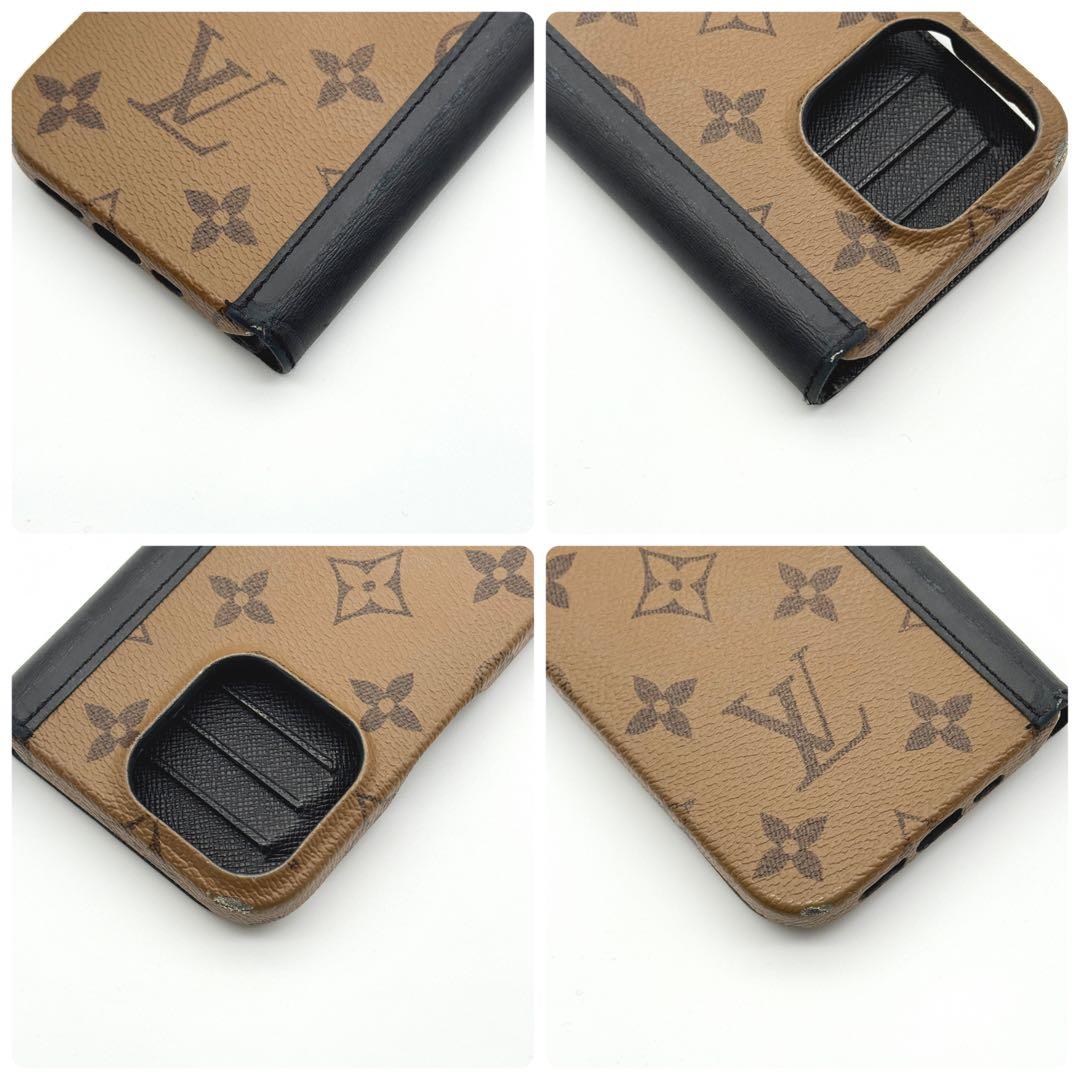 ルイヴィトン iPhone15 pro ケース フォリオ リバース モノグラム