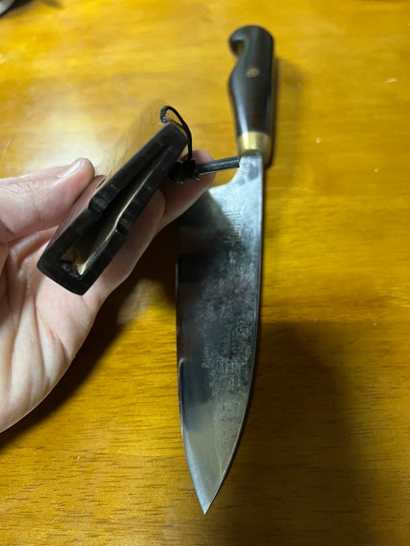 重房作の手作り三徳包丁