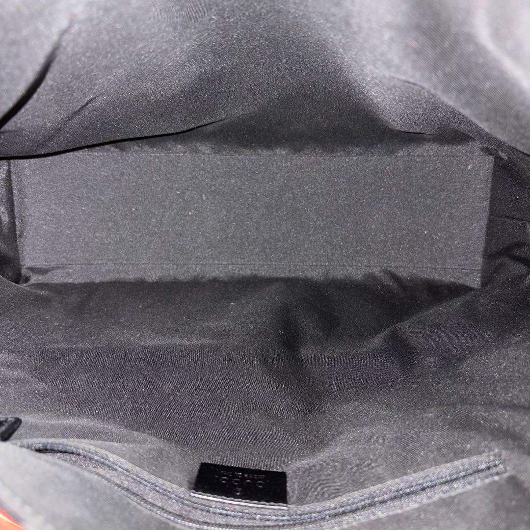 極美　GUCCI グッチ　メタルハンドル　GG柄　ホーボー　ワンショルダーバッグ