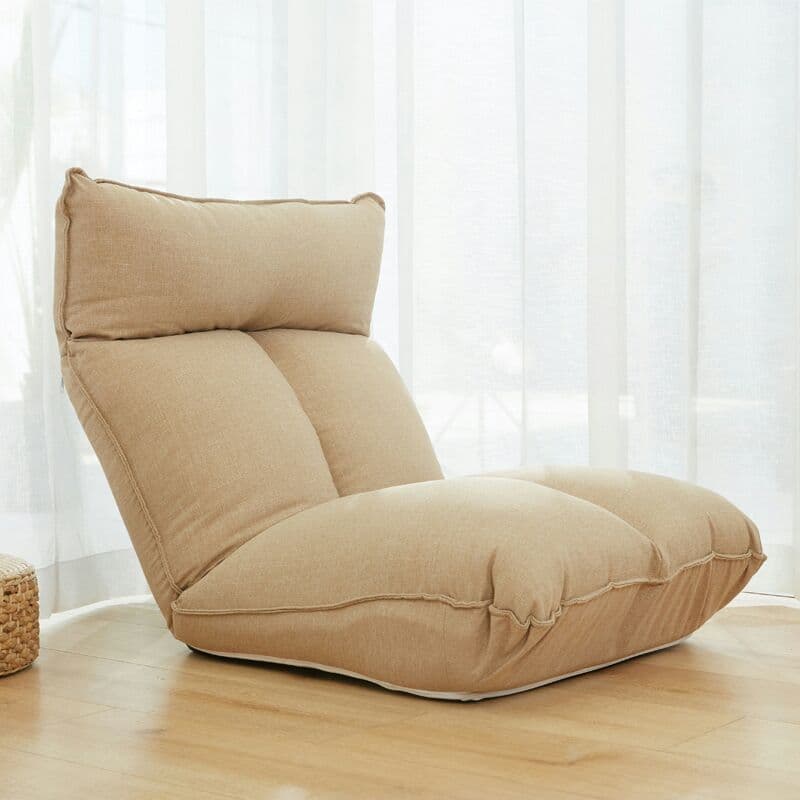 怠け者の小さなソファー畳座布団ベッドの上で背もたれが折り畳むことができる