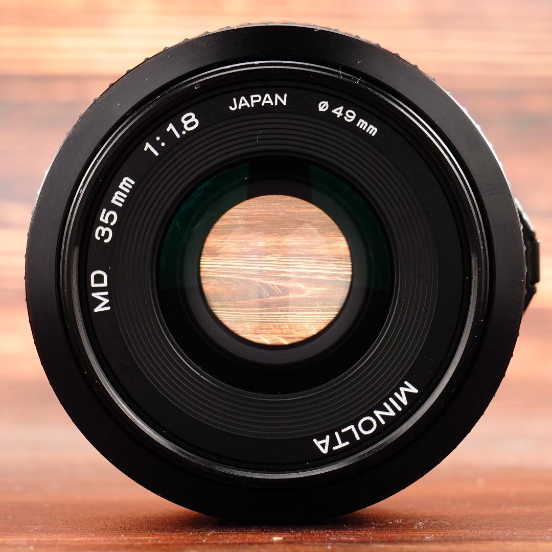 【整備＆テスト済 希少】動作◎ ミノルタ New MD 35mm F1.8 43