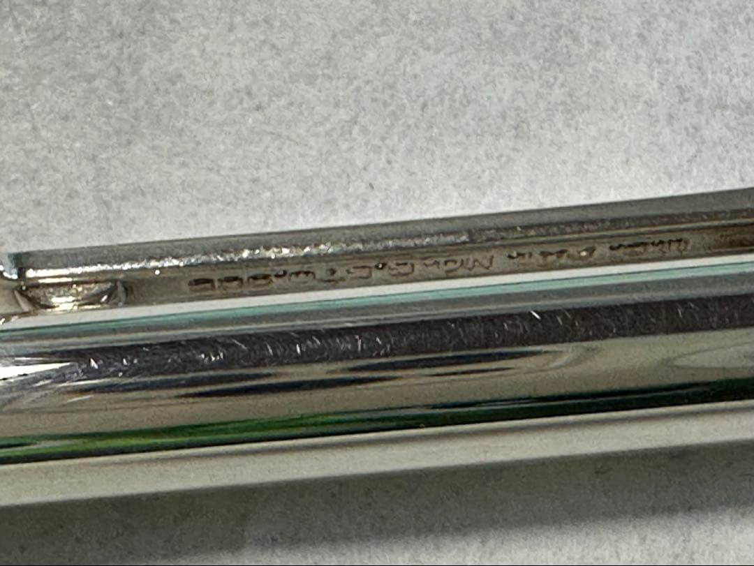 インク切れ ティファニー 925刻印 Tクリップ ツイスト式 シルバーカラー