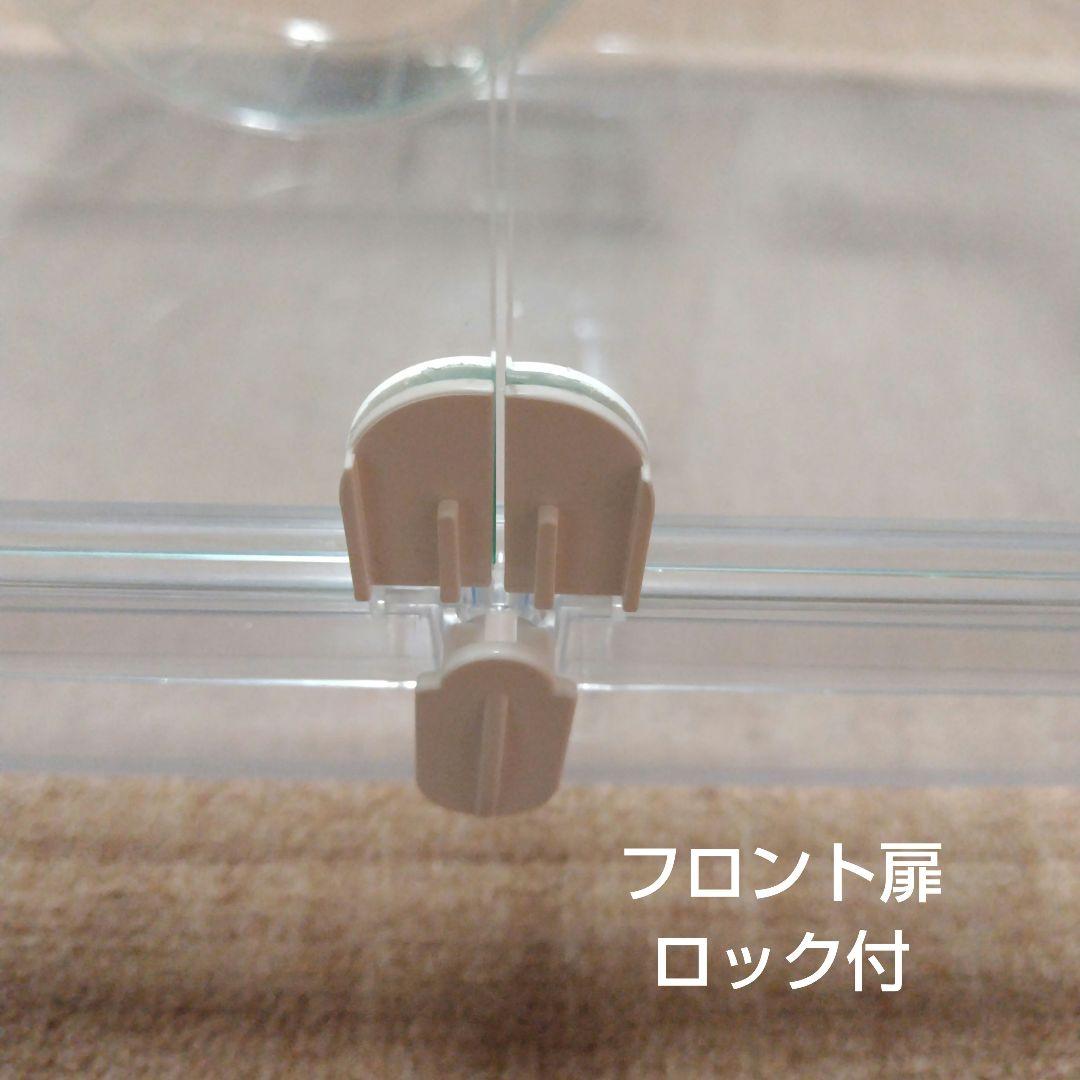 GEXハムスター用クリアケージ 付属品付(横57cm横38cm高さ40cm)