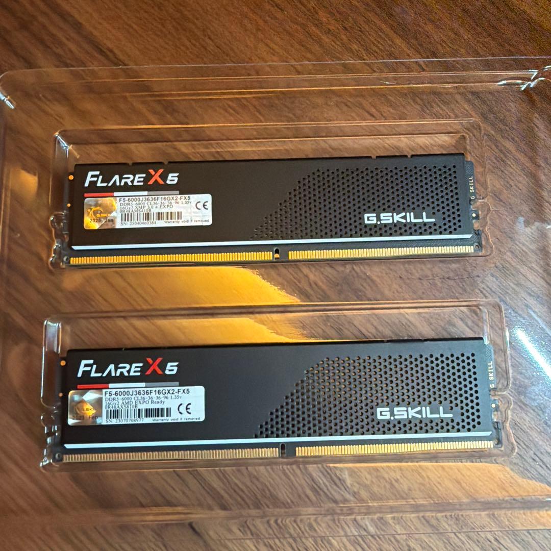 G.SKILL F5-6000J3636F16GX2-FX5/16GB × 2