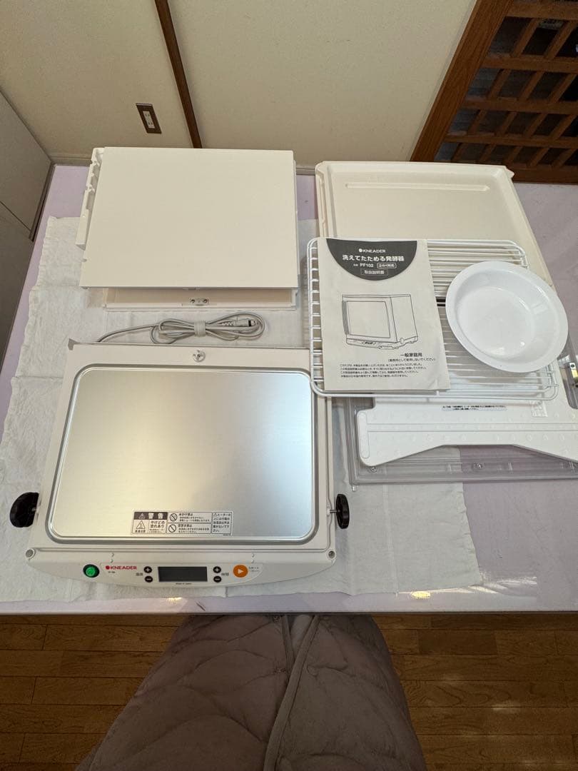 日本ニーダー　洗えてたためる発酵器　PF102 2023年製　パン発酵器　美品