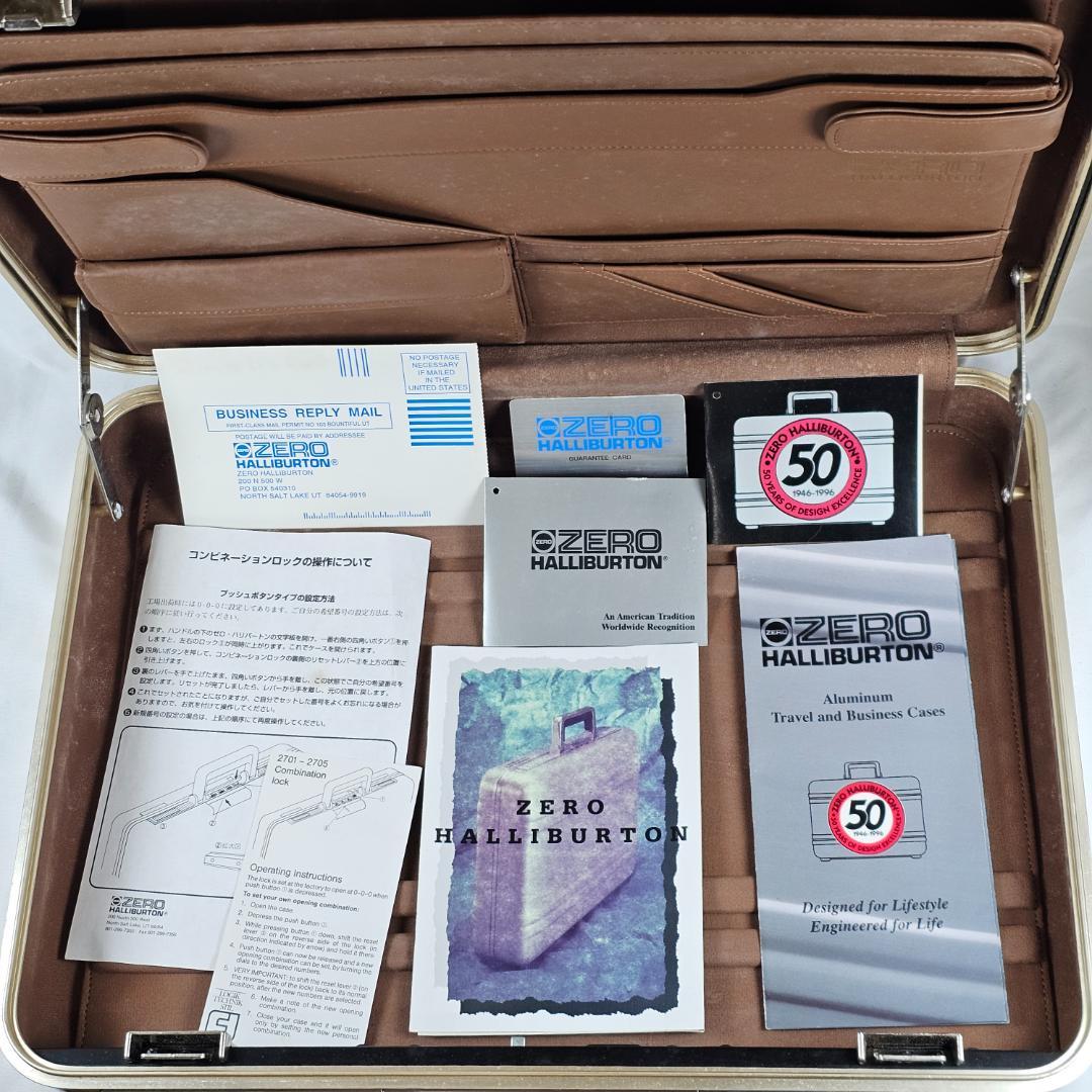 希少 50周年 ゼロハリバートン 3A-PG ゴールド