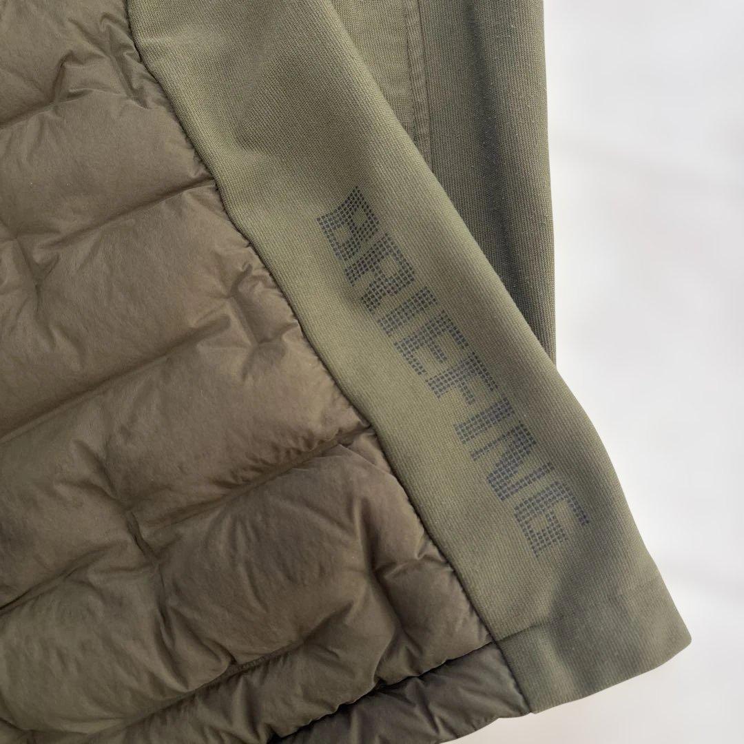 BRIEFING GOLF ハイブリッドダウンパーカー Sサイズ オリーブ