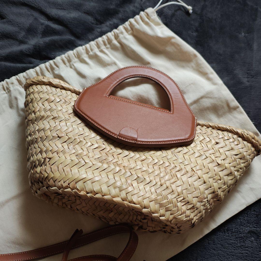 HERFU ハンドル付き2wayかごバッグ