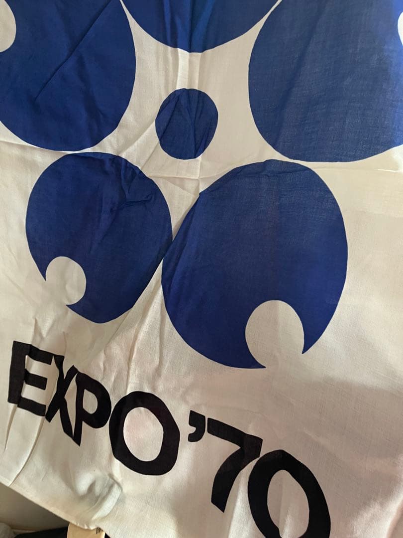 希少！EXPO'70 大阪万博 旗　フラッグ　ビンテージ　特大