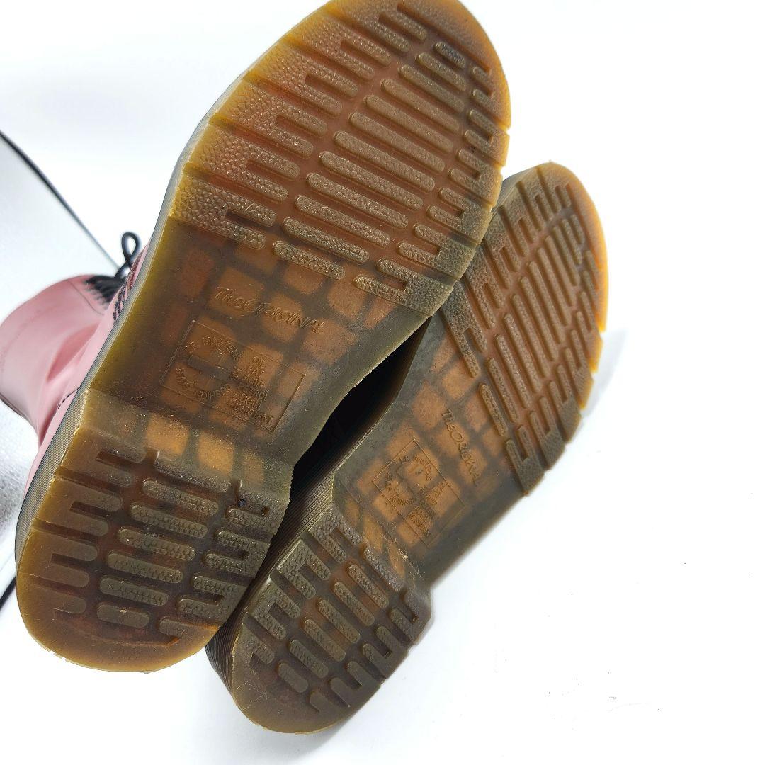 Dr.Martens　12ホール　チェリー　ロングブーツ
