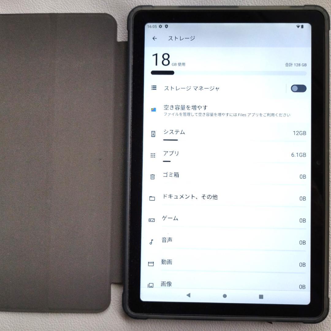 防水タブレット 10インチ 4GB+128GB MTK G99 保護ケース付き