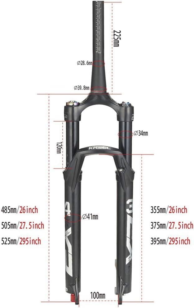 KRSEC XR34 エアサスペンションフォーク