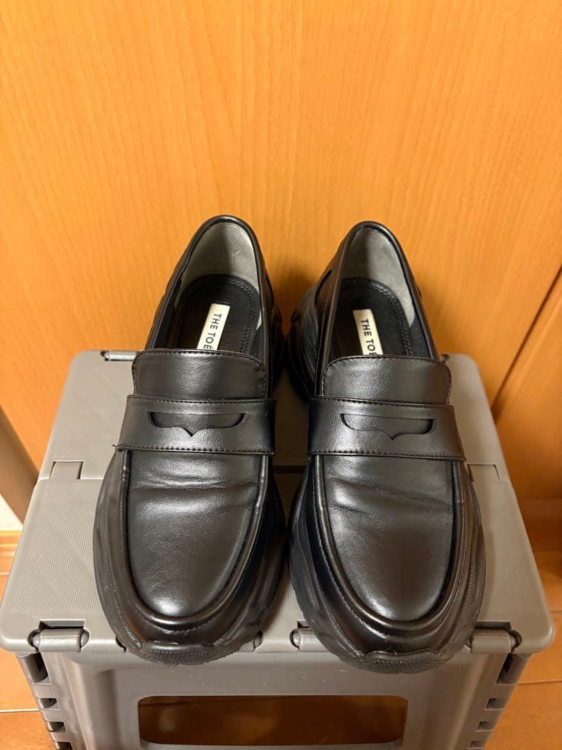 【トンカツ様】THE TOE Convent Loafer-black 23cm