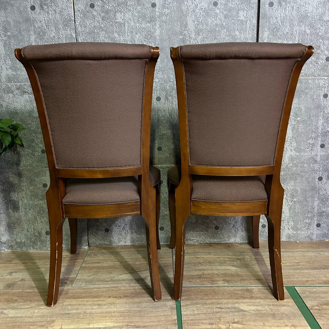 ꧁ネオクラシックスタイル家具꧂ダイニングチェア2脚 食卓 いす イス 椅子