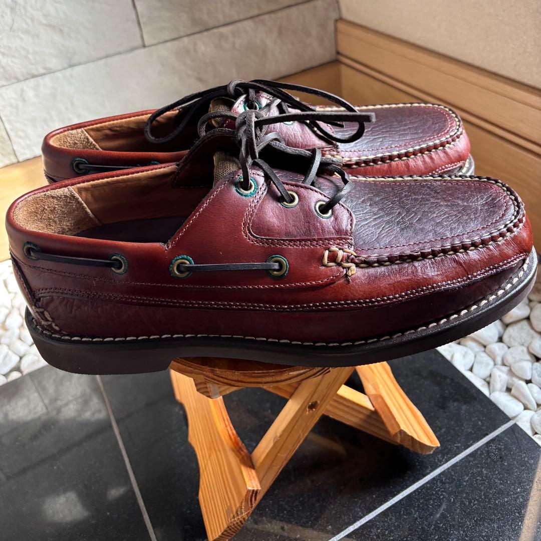 新品 箱あり llbean アラガッシュバイソンハンドソーン オックスフォード