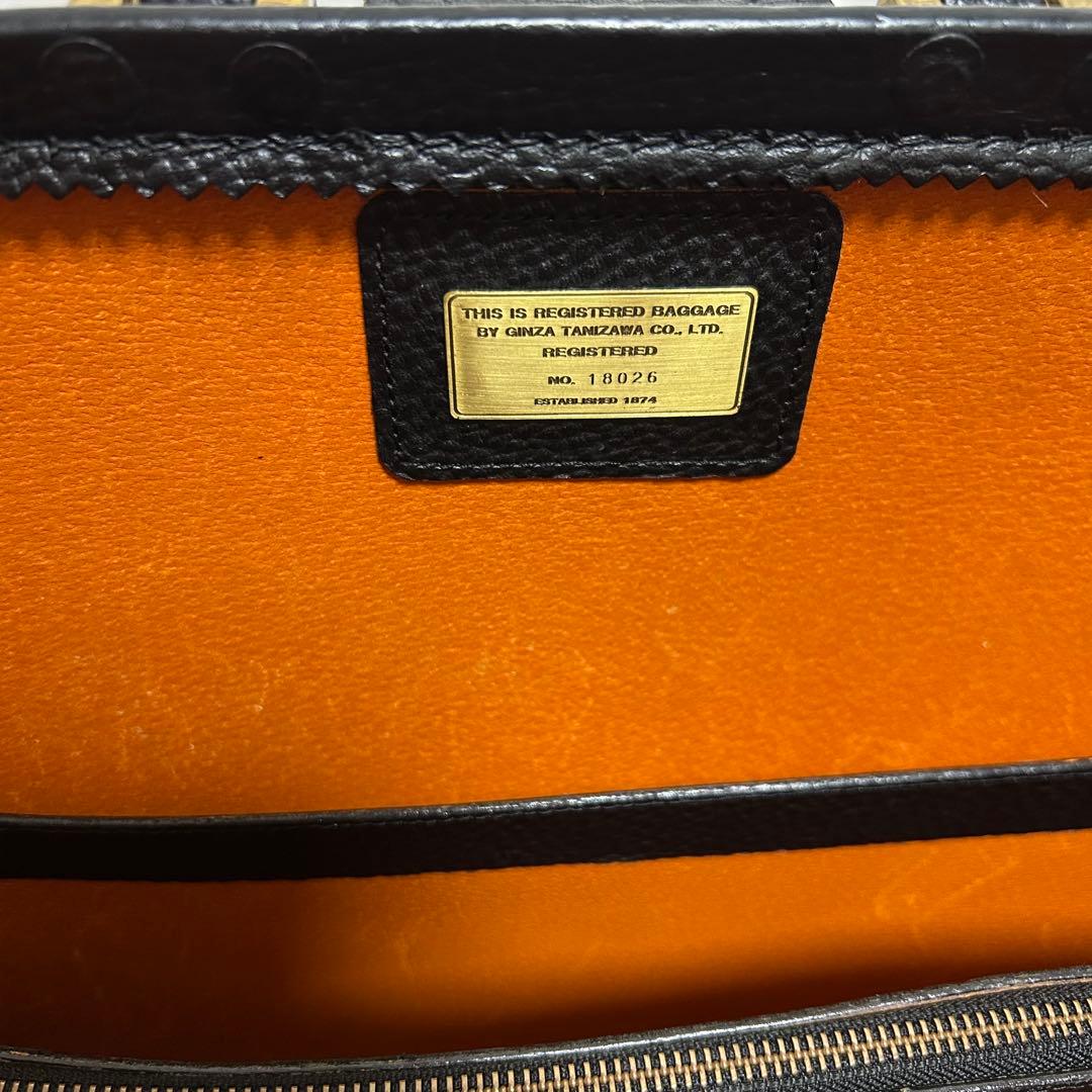 【極美品】GINZA TANIZAWA 銀座タニザワ　ダレスバッグ ビジネス