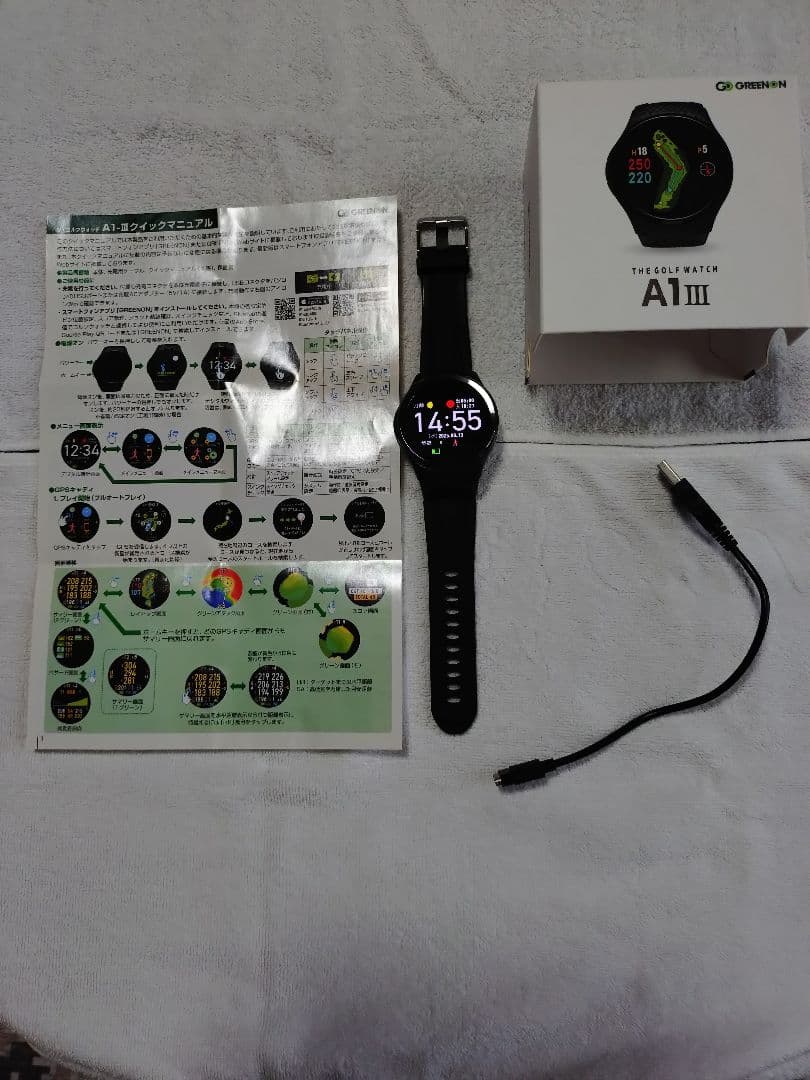 THE GOLF WATCH A1III GPSナビ付き