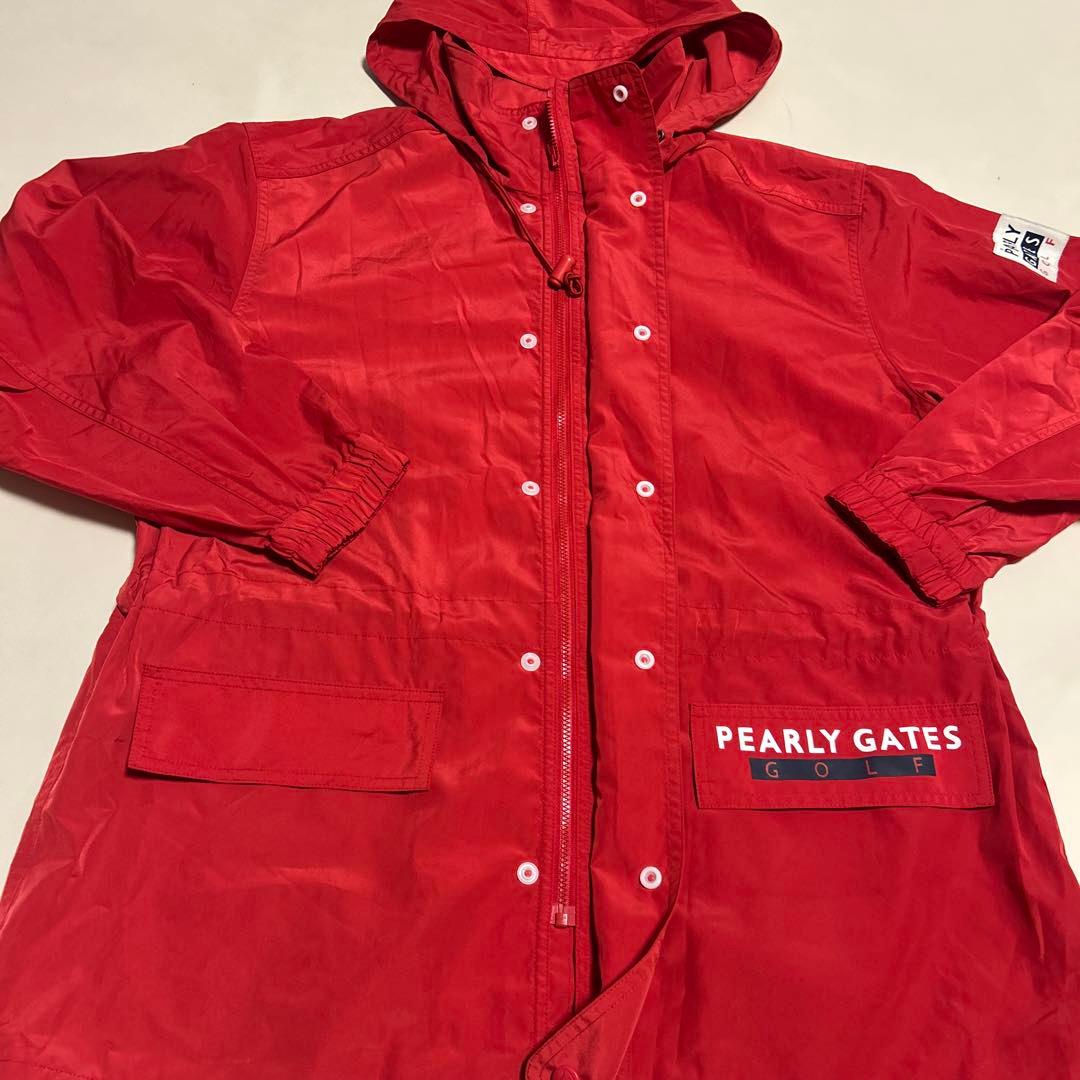 PEARLY GATES レディースウインドブレーカー　赤　Ｓサイズ