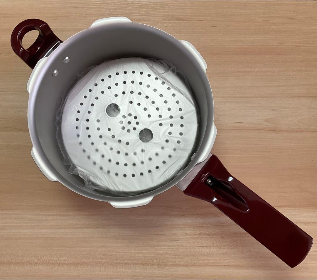 未使用 / RIKEN 理研 圧力鍋 こなべちゃん / 2.5ℓ 3合炊