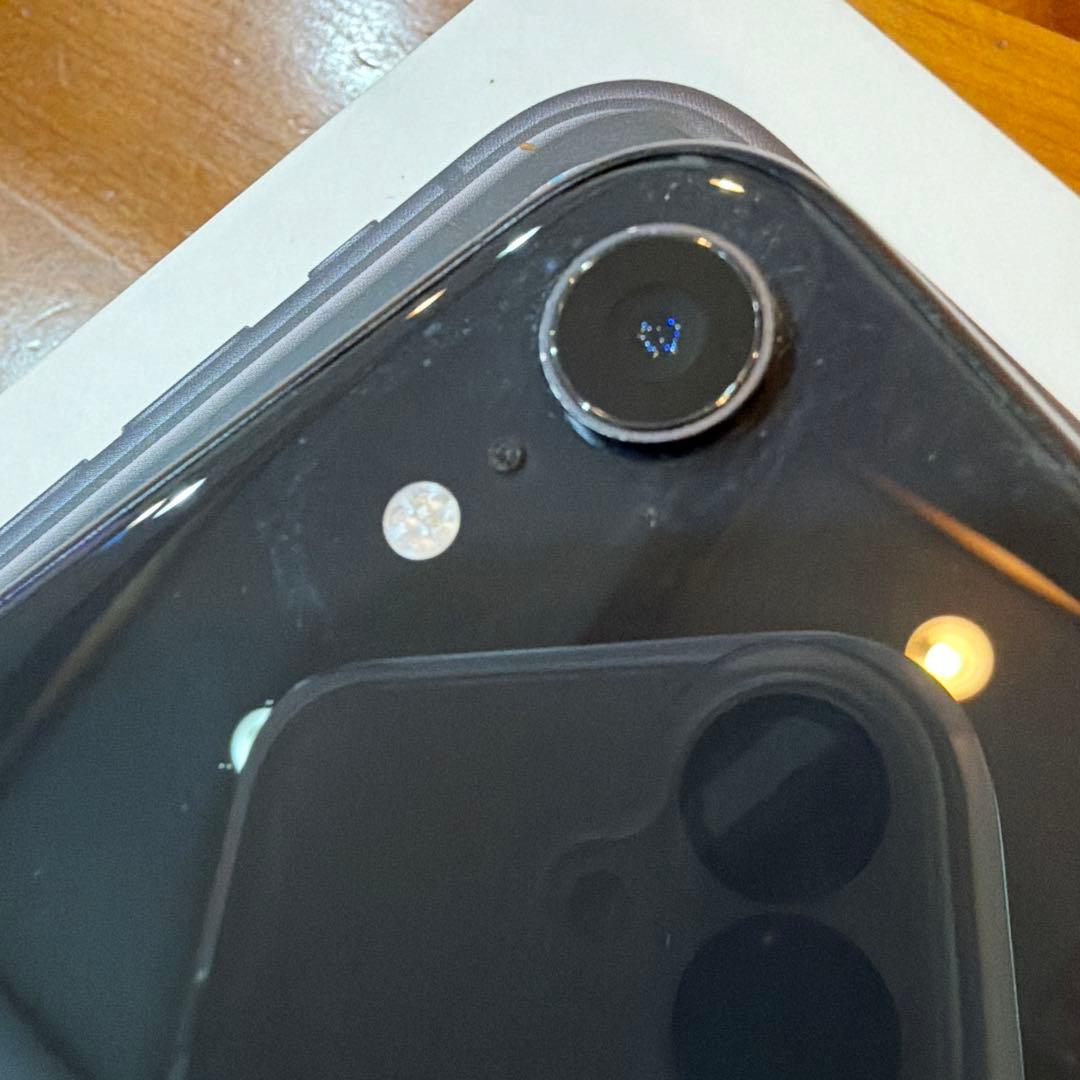 【ピンクの猫】Apple iPhone XR ブラック 本体 箱付き