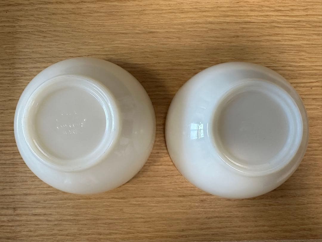 Fireking ファイヤーキング vintage ボウル 白 2点セット
