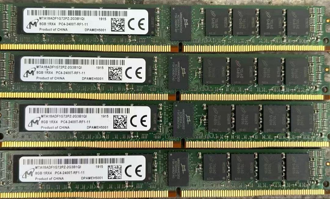 計32GB(8GB×4枚) PC4-2400T
