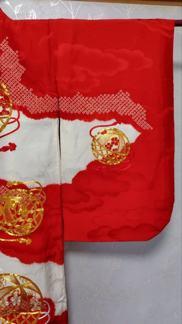 RK400アンティーク子供着物着丈97センチ裄丈46センチめちゃくちゃ綺麗正絹