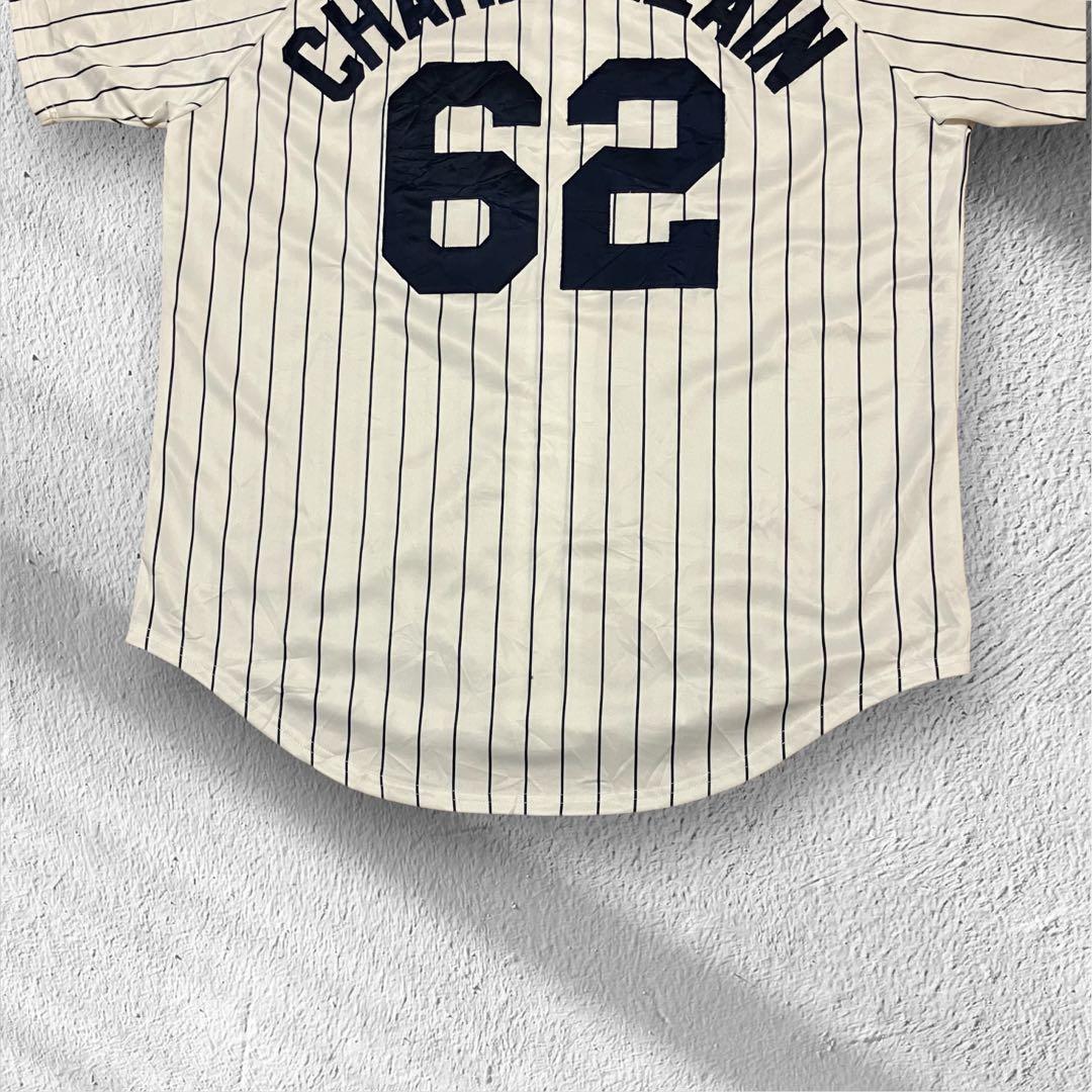 【デッドストック】00s マジェスティック ヤンキースユニフォーム チェンバレン