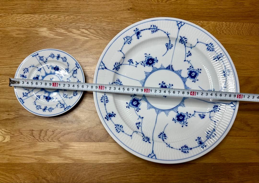 【極美品】ロイヤルコペンハーゲン ブルーフルーテッド プレイン 33cm 大皿