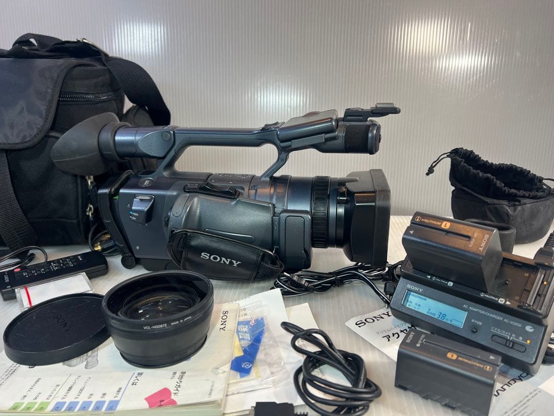 SONY HDV HDR-FX1ビデオカメラ 本体と付属品一式