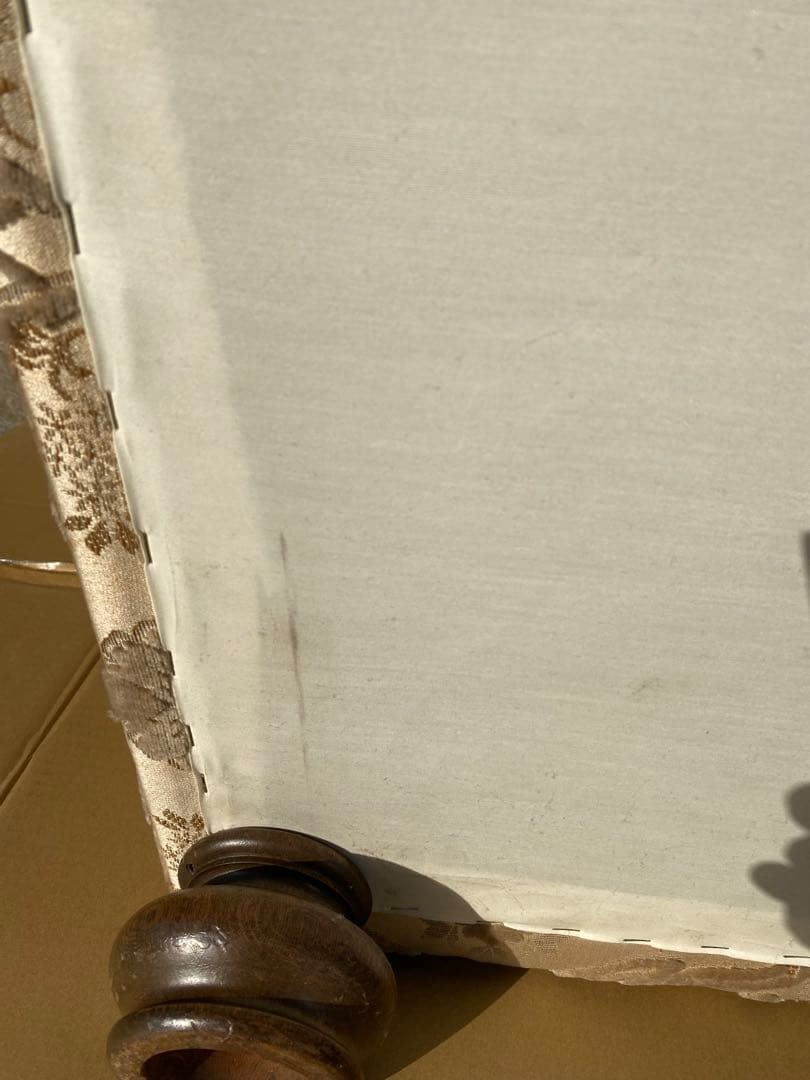 【あーる】【美品】アンティーク　ヴィンテージ　1Pソファー