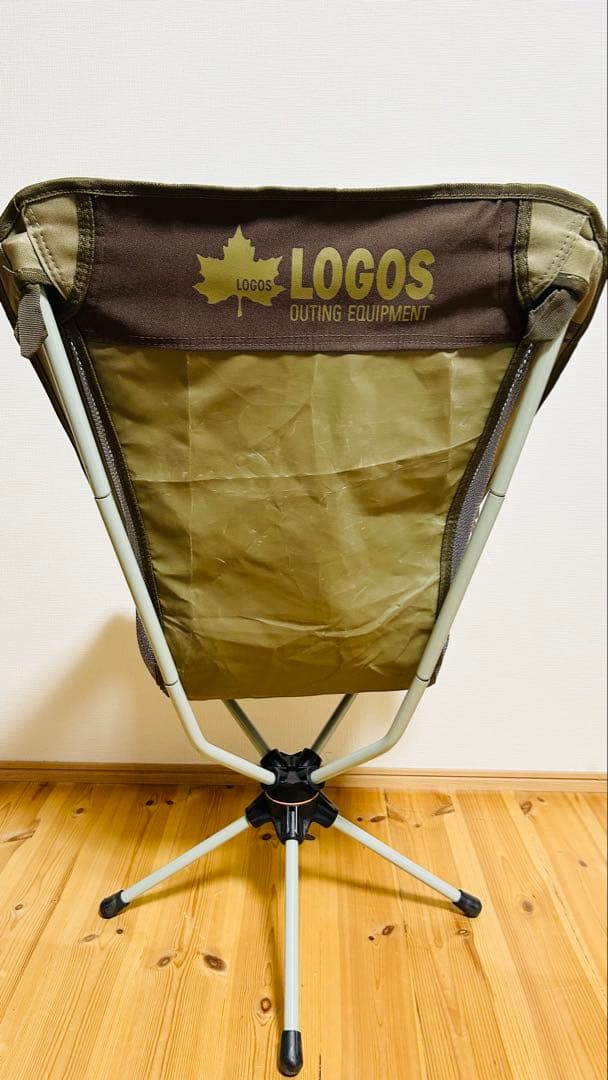 ☆お値下げ 未使用☆ロゴスLOGOS Life 回るんチェア ブラウン 2脚