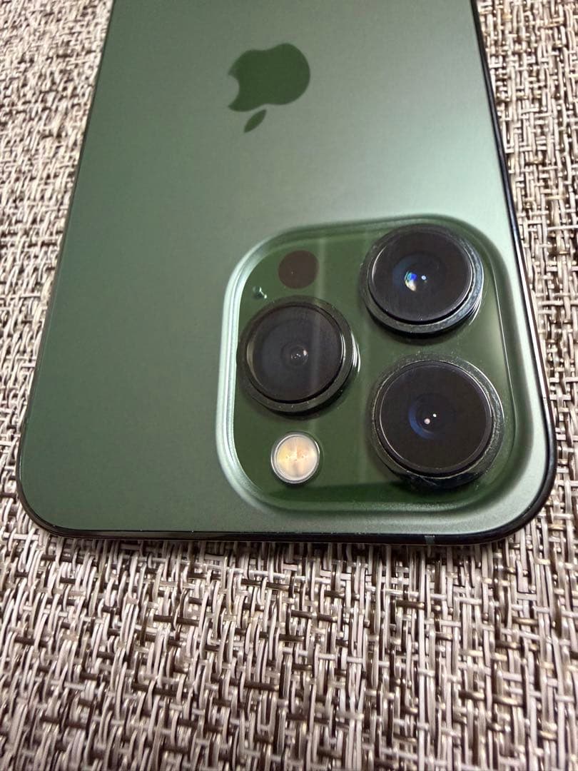 美品　100% iPhone13pro 256GB アルパイングリーン