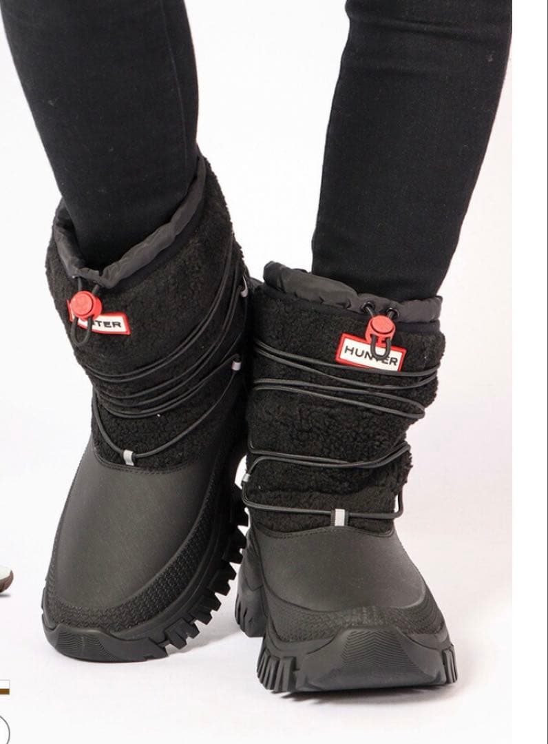 [新品]箱付きハンター HUNTER スノーブーツ 定価3万23cm UK4防水