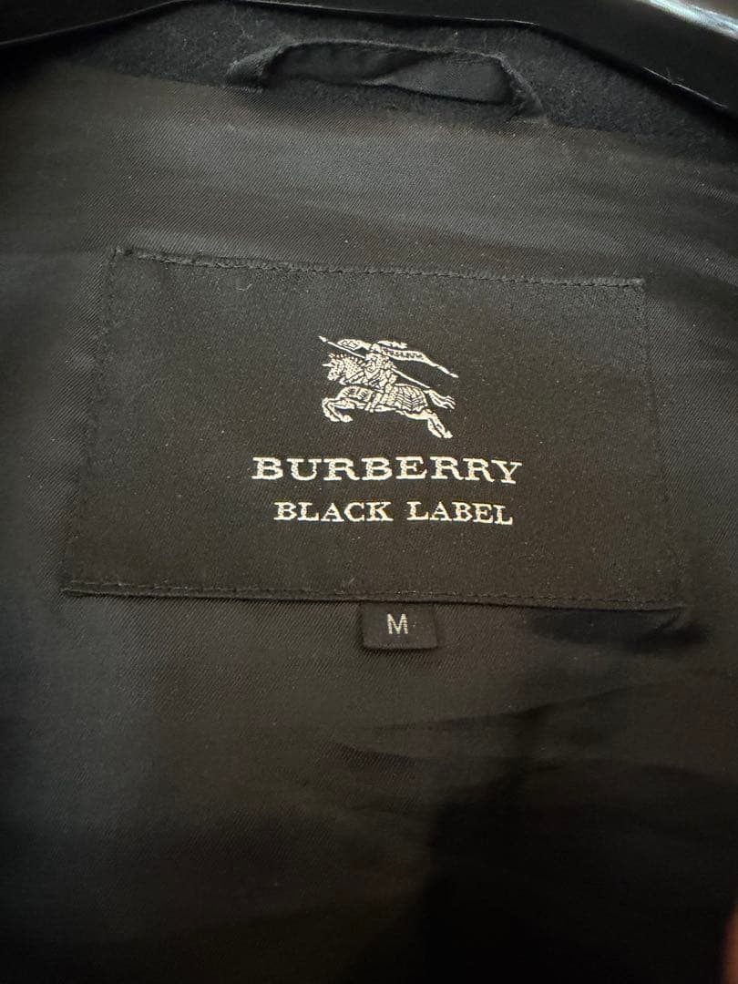 バーバリー　ブラックレーベル　ダッフルコート Mサイズ