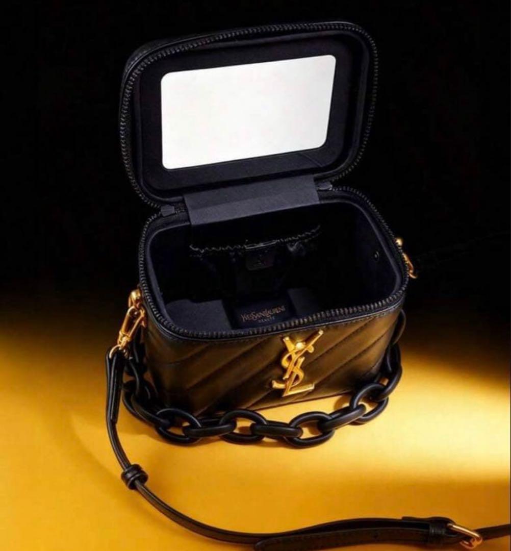 【未使用】イヴサンローラン ノベルティヴァニティポーチ/ショルダーバッグ YSL