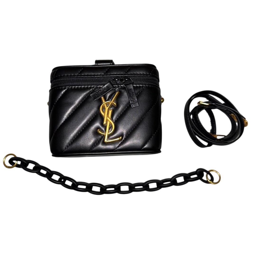 【未使用】イヴサンローラン ノベルティヴァニティポーチ/ショルダーバッグ YSL