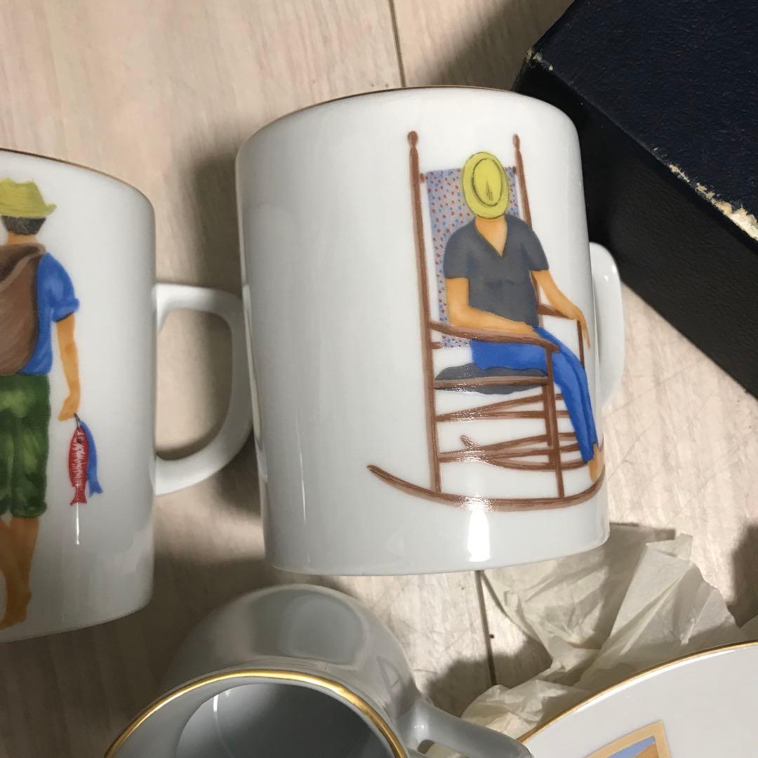 リモージュ フィリップ デズリエ　皿 マグカップなどの6点セット　新品