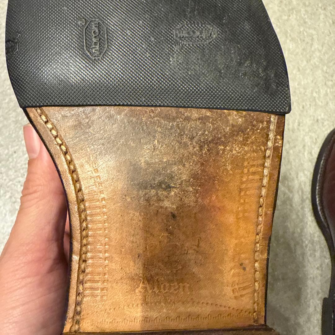 【美品】ALDEN コードバン バーガンディ Uチップ 2210 シューツリー付