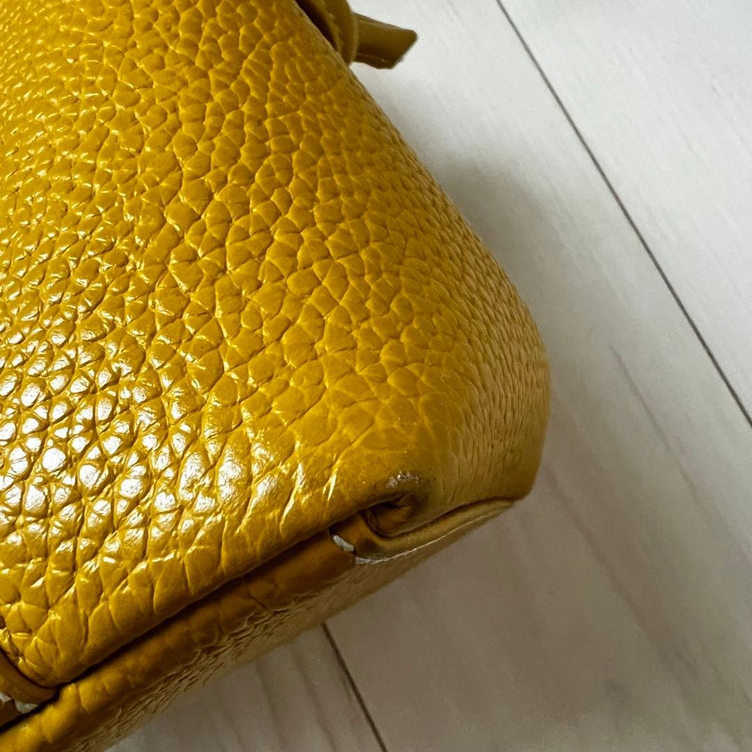 vasic bond mini mini ハンドバッグ　イエロー