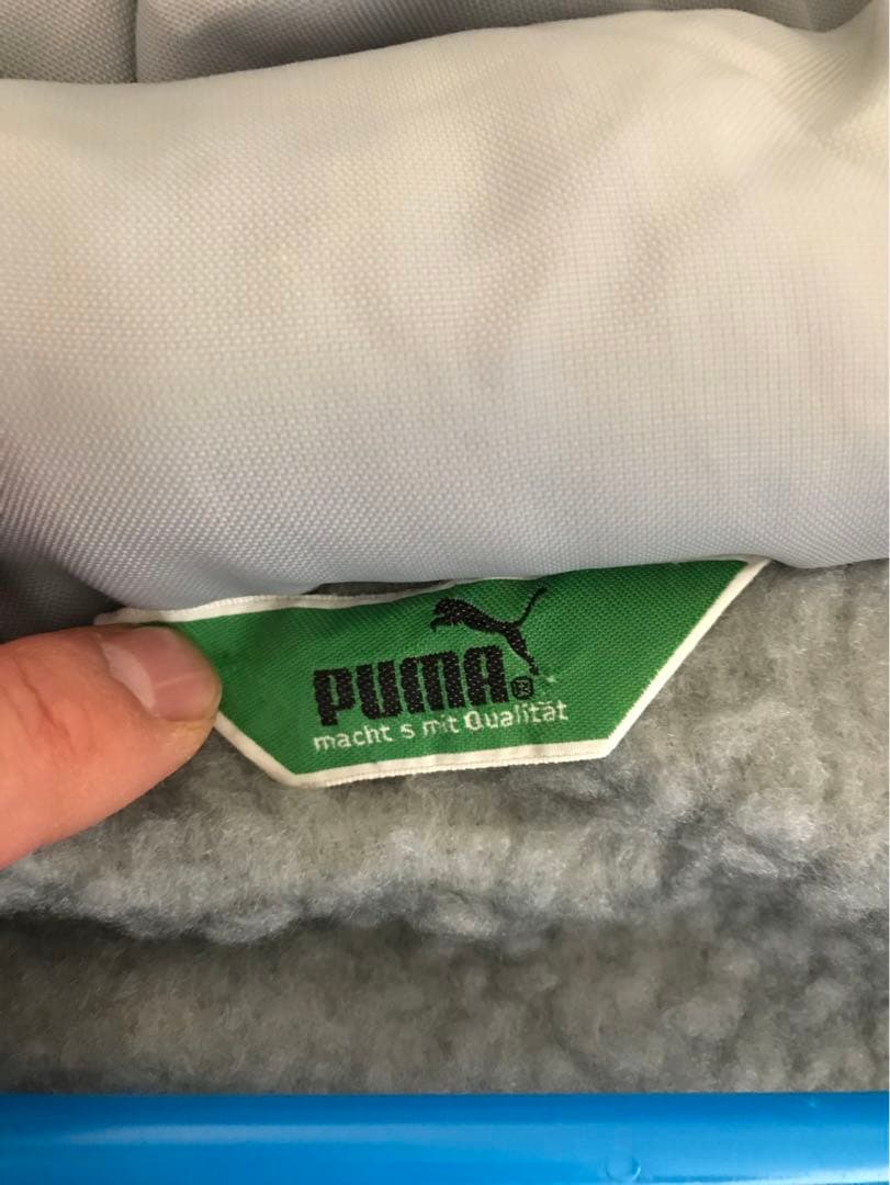 人気商品、80's、廃盤、PUMA、緑三角タグ、ミニタグモコモコボアベンチコート