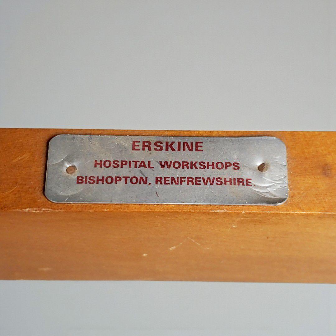 希少 英国 スコットランド製 アースキン ロッキング レッグレスト アンティーク