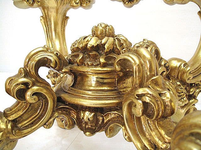 【展示品】SILIK シリック ヴェネチアン様式 ガラストップ リビングテーブル