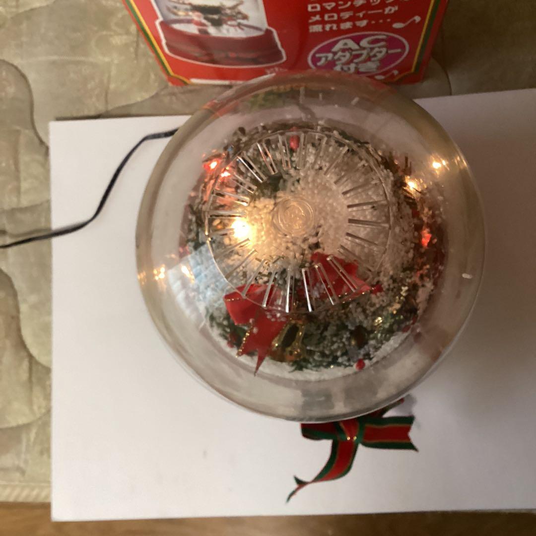 クリスマス　オルゴール付き、ホワイトＸmasツリー　AC アダプター付き