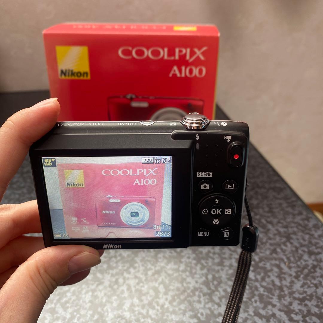 Nikon COOLPIX A100 レッド 本体 他付属品