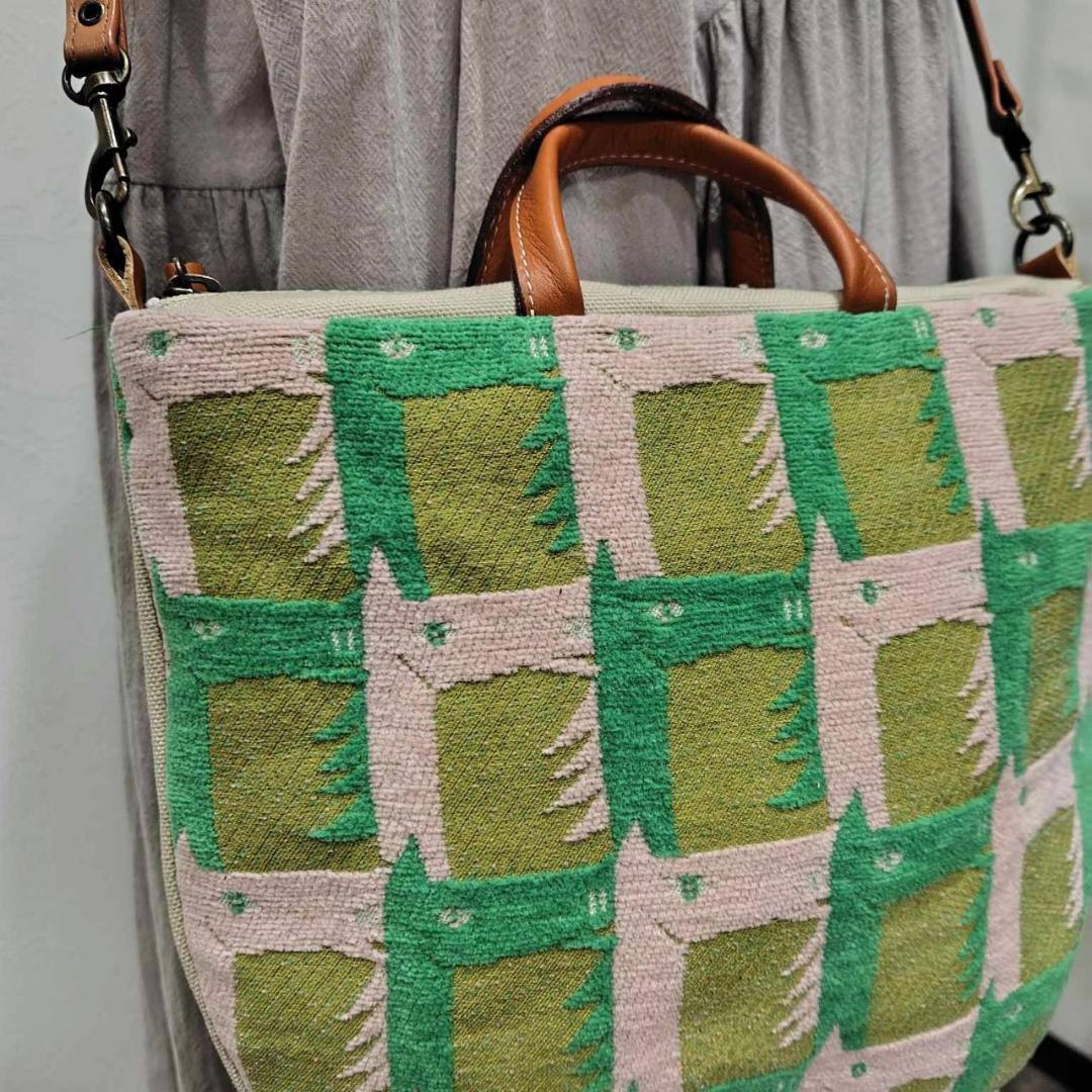 ミナペルホネン/thoroughbredサラブレットネマスタード/ロングミニラウ