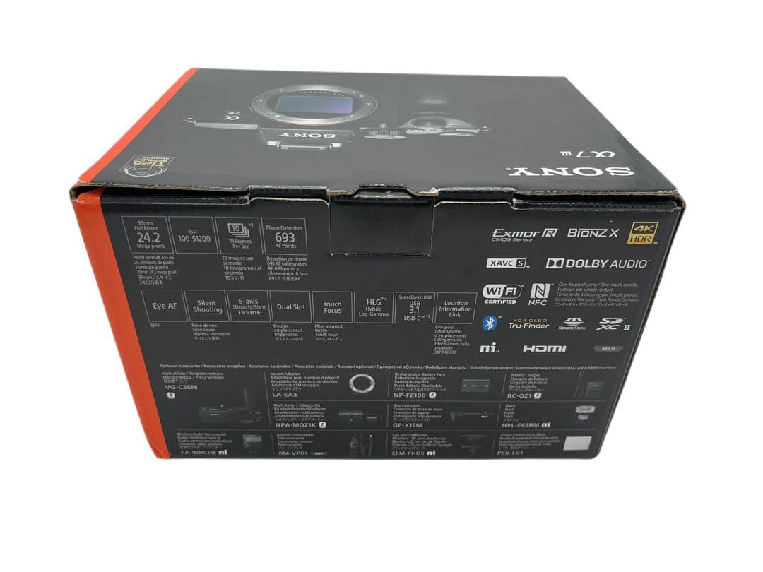 シャッター回数95回 極美品 SONY α7 III デジタル一眼レフ 本体