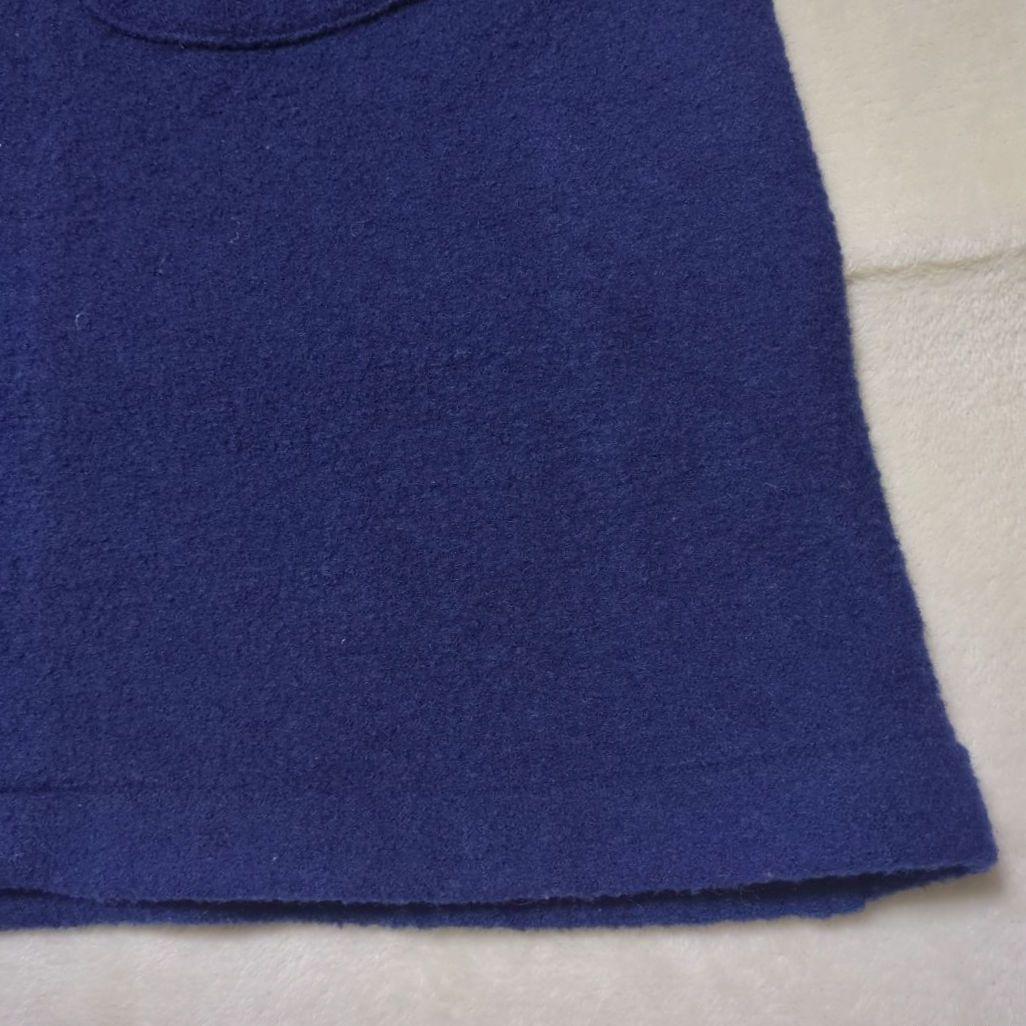 DANTON　ウールモッサ ブークレ シングルロングコート アウター　レディース